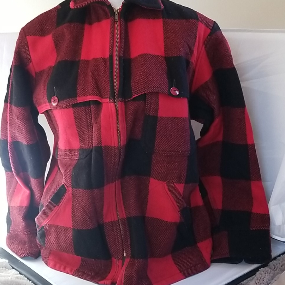 Vintage Woolrich Buffalo Plaid Mackinac zip jacket